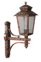 Opviq Lámpara de Pared Exterior BAP-68211-BKR Marrón